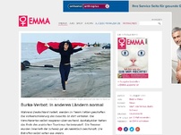 Bild zum Artikel: Burka-Verbot: In anderen Ländern normal