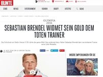 Bild zum Artikel: Sebastian Brendel widmet sein Gold dem toten Trainer