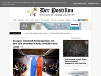 Bild zum Artikel: Designer entwickelt Kleidungsstück, mit dem sich umstrittene Burka verhüllen lässt