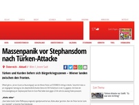 Bild zum Artikel: Massenpanik vor Stephansdom nach Türken-Attacke
