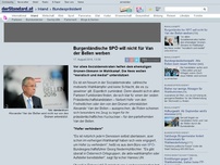 Bild zum Artikel: Wahlkampf - Burgenländische SPÖ will nicht für Van der Bellen werben
