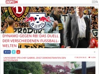 Bild zum Artikel: Unfassbar! SPD-Chef Gabriel zeigt Demonstranten den Mittelfinger 