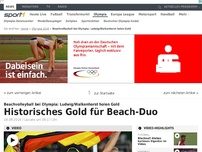 Bild zum Artikel: Historisches Gold für Beach-Duo