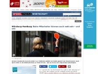 Bild zum Artikel: Würzburg-Hamburg: Bahn-Mitarbeiter können auch nett sein - und wie