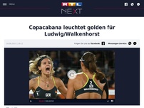 Bild zum Artikel: Olympia-Gold für deutsches Beach-Volleyball-Duo Ludwig/Walkenhorst