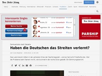 Bild zum Artikel: Denkverbote statt Debatte: Haben die Deutschen das Streiten verlernt?