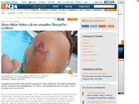 Bild zum Artikel: Angst im Schwimmbad - 
Dieses Klebe-Tattoo soll vor sexuellen Übergriffen schützen
