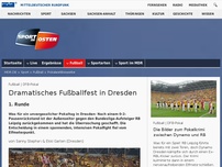 Bild zum Artikel: DFB-Pokal: Dynamo ringt RB Leipzig nieder