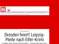 Bild zum Artikel: 1. Runde im DFB-Pokal - Dresden feiert! Leipzig- Pleite nach Elfer-Krimi