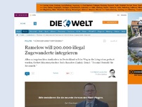 Bild zum Artikel: Thüringer Ministerpräsident: Ramelow will 200.000 illegal Zugewanderte integrieren
