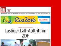 Bild zum Artikel: Handballer begießen Bronze - Lustiger Lall-Auftritt im ZDF