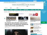 Bild zum Artikel: Gericht in Osnabrück entscheidet: Schule darf verschleierte Schülerin vom Unterricht ausschließen