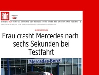 Bild zum Artikel: Bei Testfahrt - Frau crasht Mercedes nach sechs Sekunden