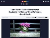 Bild zum Artikel: Dänemark: Steinewerfer töten deutsche Mutter auf Heimfahrt aus dem Urlaub