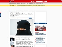Bild zum Artikel: Verwaltungsgericht entscheidet - Muslima darf nicht mit Gesichtsschleier ins Abendgymnasium