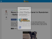 Bild zum Artikel: Neue Art der Tierquälerei in Rumänien – Retter entsetzt