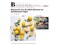 Bild zum Artikel: Warum wir uns ab sofort Zitronen ins Schlafzimmer legen