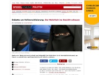 Bild zum Artikel: Debatte um Vollverschleierung: Der Wahrheit ins Gesicht schauen