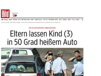 Bild zum Artikel: Polizei befreite den Jungen - Eltern lassen Kind (3) in 50 Grad heißem Auto