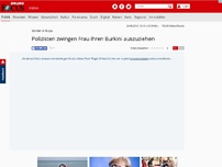 Bild zum Artikel: Vorfall in Nizza - 'Machen Sie sich frei!' – Bewaffnete Polizisten bestrafen Burkini-Trägerin