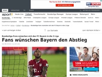 Bild zum Artikel: Fans wünschen Bayern den Abstieg