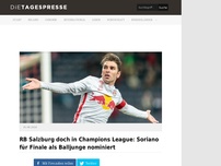 Bild zum Artikel: RB Salzburg doch in Champions League: Soriano für Finale als Balljunge nominiert
