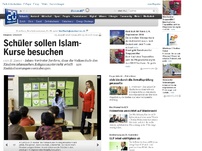 Bild zum Artikel: Religions-Unterricht: Schüler sollen Islam-Kurse besuchen