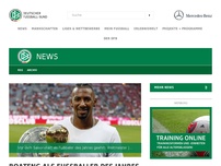 Bild zum Artikel: Boateng als Fußballer des Jahres geehrt