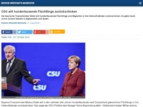 Bild zum Artikel: CSU will hundertausende Flüchtlinge zurückschicken