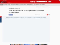 Bild zum Artikel: Zurück bei Wegfall des Fluchtgrunds - Söder will Großteil der Flüchtlinge in Herkunftsländer zurückschicken