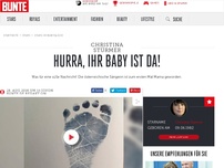 Bild zum Artikel: Hurra, ihr Baby ist da!