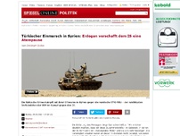 Bild zum Artikel: Türkischer Einmarsch in Syrien: Erdogan verschafft dem IS eine Atempause