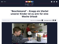 Bild zum Artikel: 'Beschämend' - Knapp ein Viertel unserer Kinder ist zu arm für eine Woche Urlaub