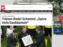 Bild zum Artikel: Tränen-Abschied! Schweini: „Spüre tiefe Dankbarkeit“