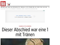 Bild zum Artikel: Schweinis letztes Länderspiel - Dieser Abschied war eine 1 mit Tränen