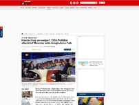 Bild zum Artikel: TV-Kritik 'Maybrit Illner' - Handschlag verweigert: CDU-Politiker attackiert Muslima beim Integrations-Talk