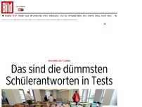 Bild zum Artikel: Worüber sonst nur Lehrer lachen - Das sind die dümmsten Schülerantworten in Tests