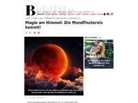 Bild zum Artikel: Magie am Himmel: Die Mondfinsternis kommt!