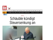 Bild zum Artikel: Für 2017 - Schäuble kündigt Steuersenkung an