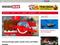 Bild zum Artikel: Schockumfrage: Jeder zweite Türke will Koffer packen!