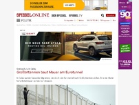 Bild zum Artikel: Grenzschutz in Calais: Großbritannien baut Mauer am Eurotunnel