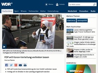 Bild zum Artikel: FDP will Koran-Verteilung verbieten lassen