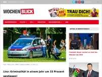 Bild zum Artikel: Linz: Kriminalität in einem Jahr um 33 Prozent gestiegen!