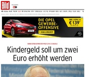 Bild zum Artikel: Wolfgang Schäuble - Kindergeld soll um zwei Euro erhöht werden