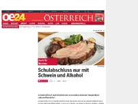 Bild zum Artikel: Schulabschluss nur mit Schwein und Alkohol