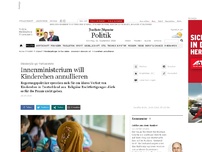 Bild zum Artikel: Innenministerium will Kinderehen annullieren