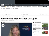 Bild zum Artikel: Die Krönung: Kerber gewinnt US Open
