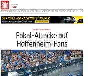 Bild zum Artikel: Wie eklig ist das denn?!?! - Fäkal-Attacke auf Hoffenheim-Fans