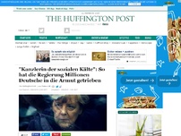Bild zum Artikel: 'Kanzlerin der sozialen Kälte': So hat die Regierung Millionen Deutsche in die Armut getrieben