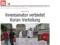 Bild zum Artikel: Keine Stände mehr - Innensenator verbietet Koran-Verteilung